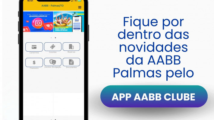 Fique por dentro das novidades do clube pelo App AABB Clube 