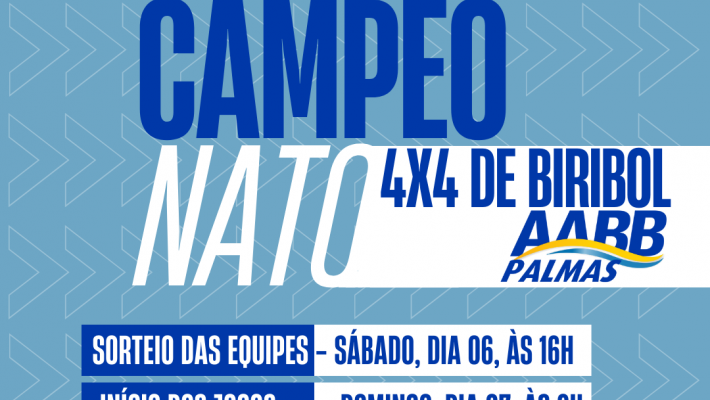 Campeonato 4x4 AABB de  Biribol será realizado neste domingo