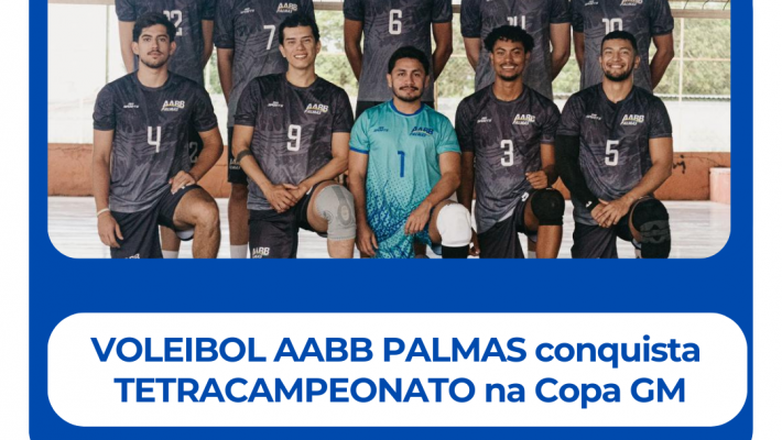 AABB Palmas garante tetracampeonato na Copa GM