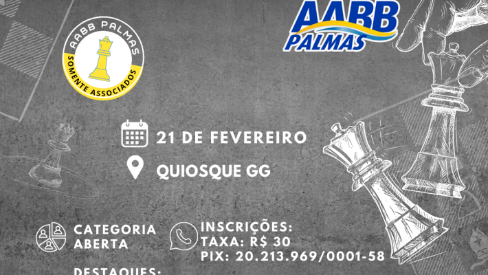 Vem aí seletiva de Xadrez com vaga para a JESAB 2026 e Rating CBX