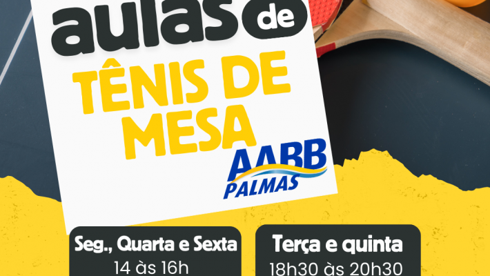 Diretoria anuncia aulas de Tênis de Mesa como nova modalidade