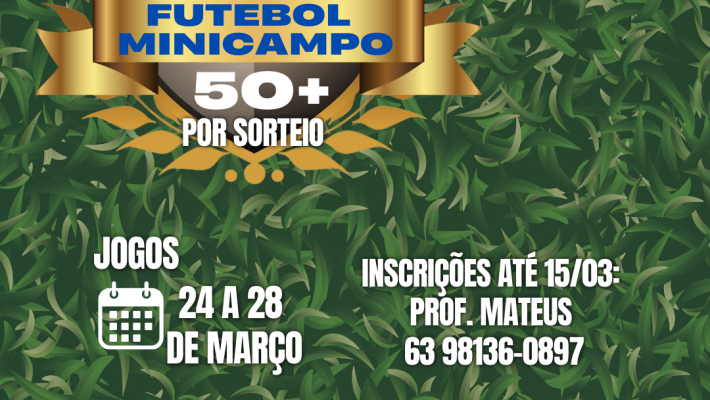 Abertas inscrições para V Copa de Futebol Minicampo 50+