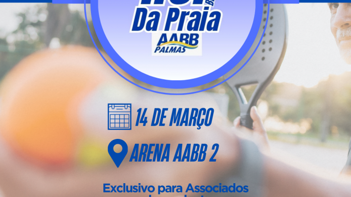 Inscrições para Rei e Rainha da Praia da AABB Palmas abrem nesta sexta