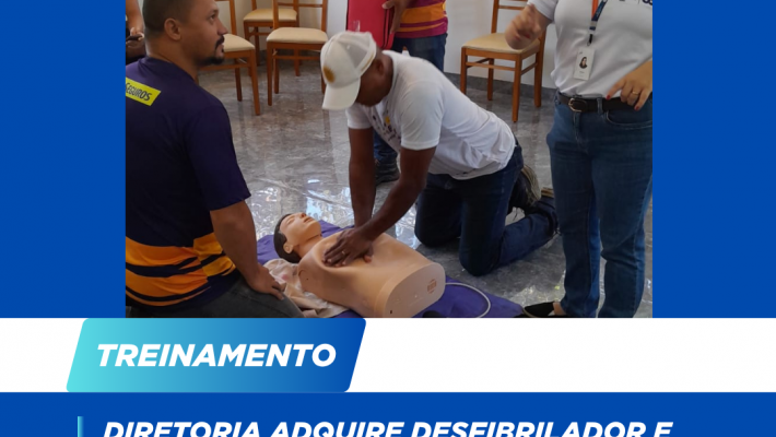 AABB Palmas adquire desfibrilador e capacita equipe para atendimento de emergências cardíacas