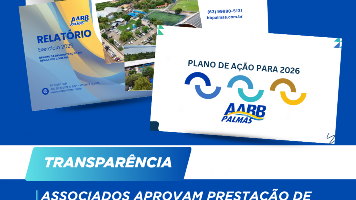 Associados da AABB Palmas aprovam contas de 2024 e 2025 e Plano de Ação e Orçamento para 2026