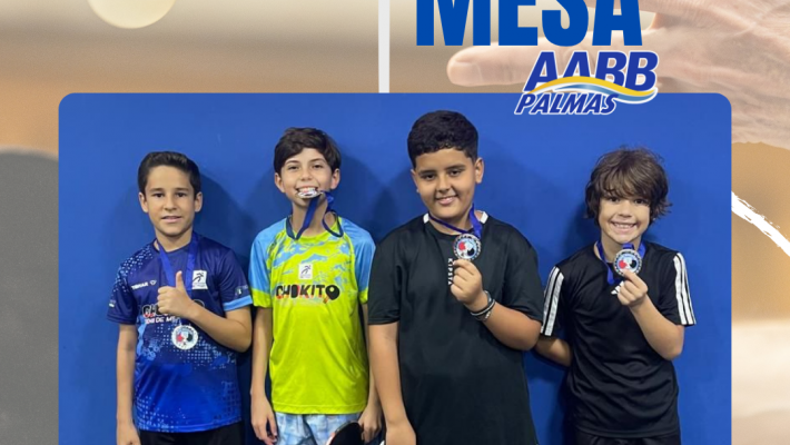 Tênis de mesa movimenta a AABB Palmas com seletiva para a JESAB e Rachão Aberto