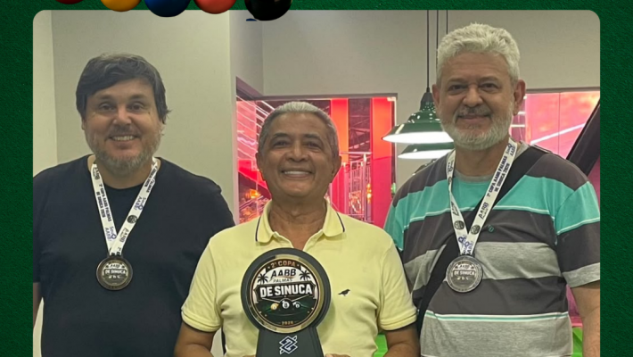 Rocha conquista título da 13ª Copa AABB Palmas de Sinuca – Regra Brasileira