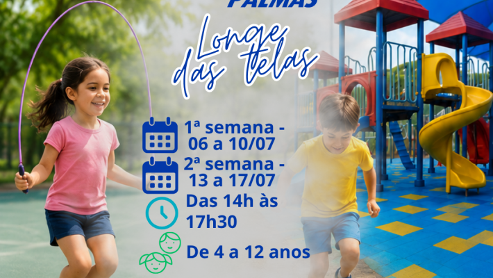 Inscrições abertas para Colônia de Férias na AABB Palmas 