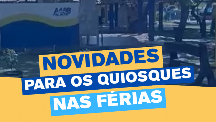 Novas regras para utilização dos quiosques nas férias