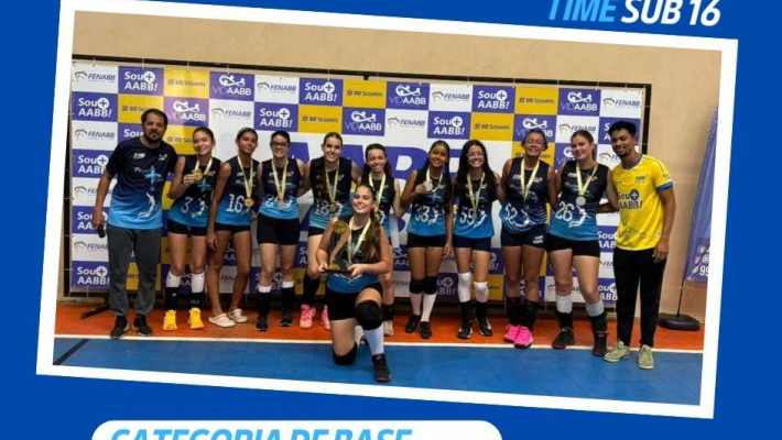 AABB Palmas conquista títulos nas três categorias do Torneio das Escolinhas de Vôlei