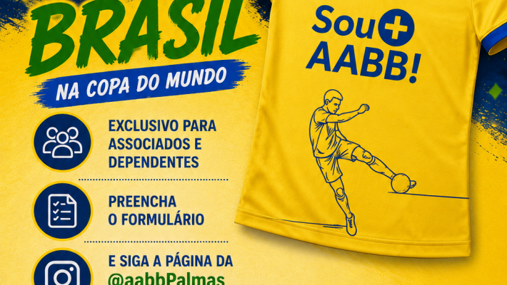 AABB Palmas realiza sorteio de camisetas exclusivas durante os jogos do Brasil na Copa do Mundo