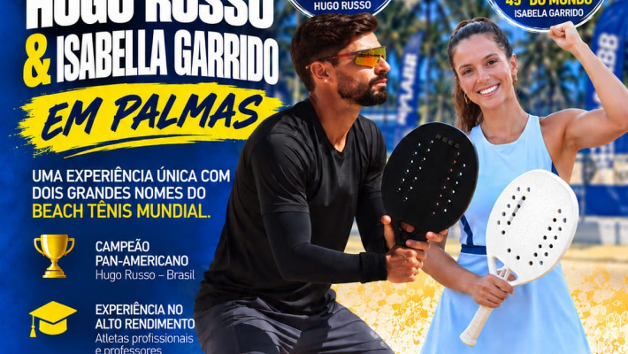 AABB Palmas promove capacitação de beach tennis com atletas de destaque internacional